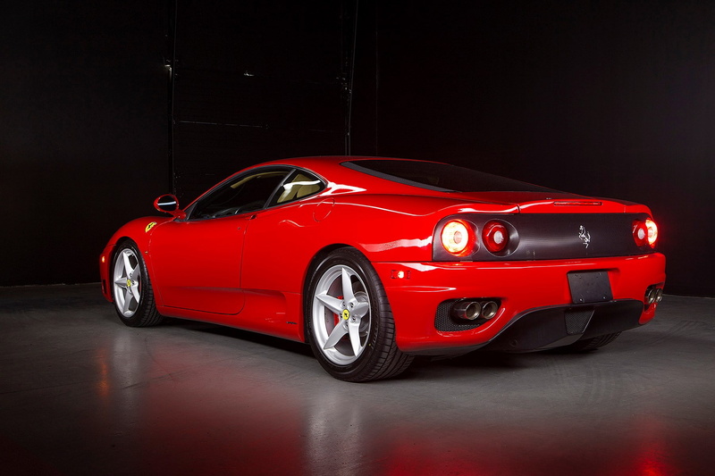 red, chrome, luxury, black background, sports car, mode of transportation, ferrari 360 modena, wheel, shiny, no people, modern, indoors, studio shot, motor vehicle