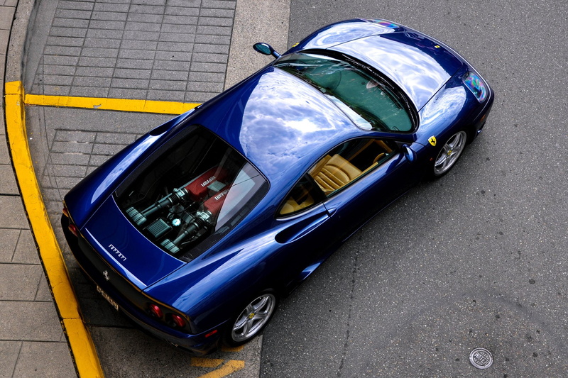 Car, Vehicle, Supercar, Ferrari, 1080P, Ferrari 360 Modena, Blue Car