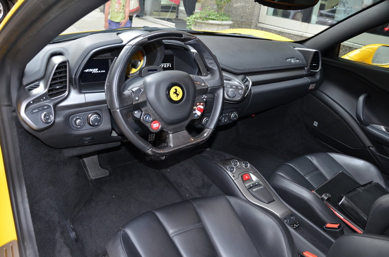 1080P, modena, 458, 2010, ferrari, italia, giallo, coupe, cars, interior