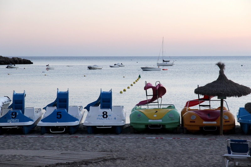Boot, beauty in nature, sky, travel, sunset, Dusk, Sea, transportation, scenics - nature, after work, recreational boat, sand, Pedal Boats, 4K, water