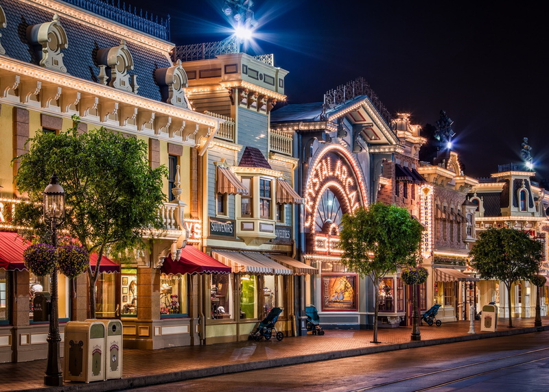 2K, street, Disneyland, California, Anaheim, CA, Main Street USA