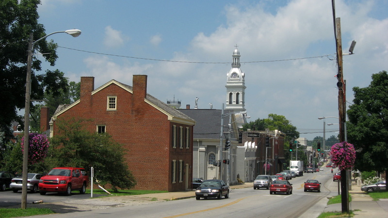 no people, Kentucky, sky, 2K, building, plant, town, cloud - sky, city, place of worship, nature, building Exterior, Nicholasville, main, cars, tree, car