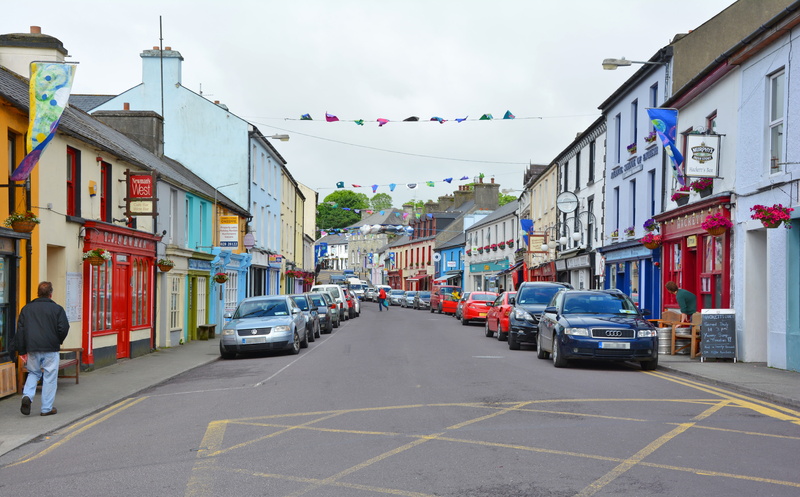 Road, building Exterior, Schull, built Structure, transportation, symbol, no people, day, sign, car, Village, incidental people, land vehicle, sky, main road
