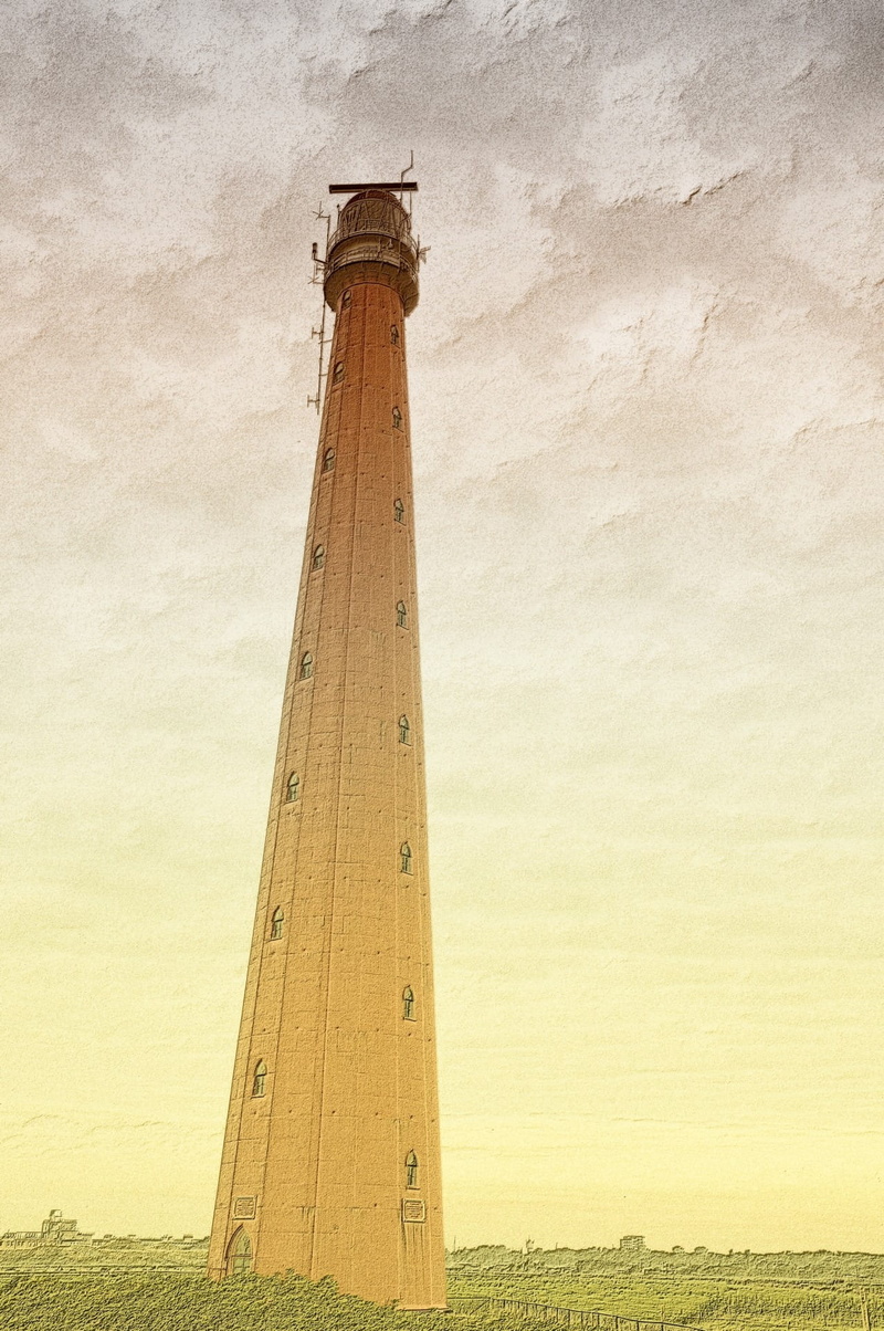 tower, Lighthouse, blinker, mark, symbol, caution, architectural column, tall - high, danger, navigation, famous Place, harbor, low angle view, seascape