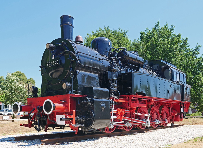 locomotive, train - vehicle, steam locomotive, day, br94, plant, historically, netherlands, mode of transportation, deutsche bundesbahn, denkmallok, db