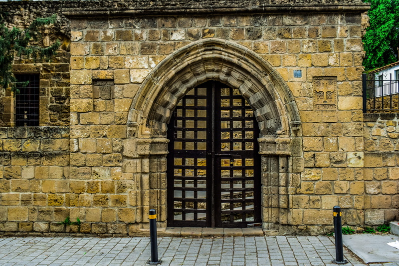 building exterior, closed, gate, 5K, the past, brick, day, no people, stone, built structure, lefkosia, outdoors, door, entrance, architecture, wall, history