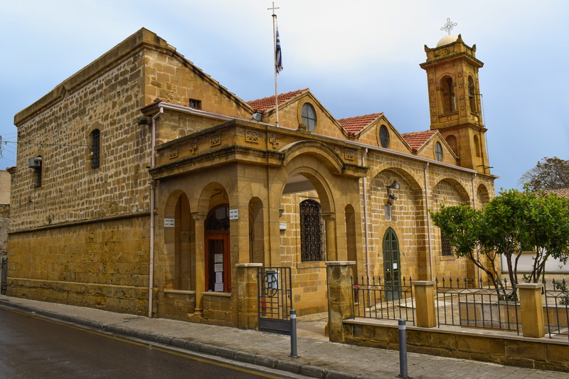 building, sky, place of worship, building exterior, historic, spirituality, cyprus, old, lefkosia, belief, travel destinations, orthodox, nature, built structure