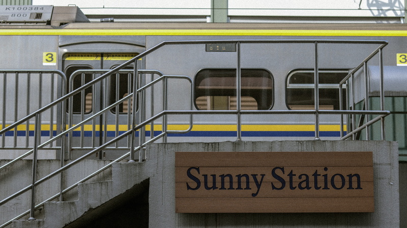 day, guard rail, safety, communication, railway, passenger car, train track, metal, subway, western script, train, brown, 5K, monorail, public transportation