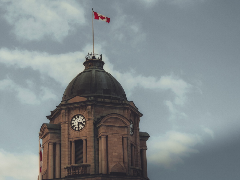 travel, symbol, emblem, sky, clock, canada, québec, dome, no people, canada flag, urban, high section, parliament, québec city, the past, nature, built structure