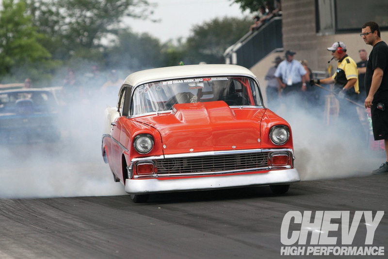 belair, bel, race, chevy, usa, racing, two, air, red, 1956, chevrolet, door, 720P, dragster, 210, burnout, sedan, drag