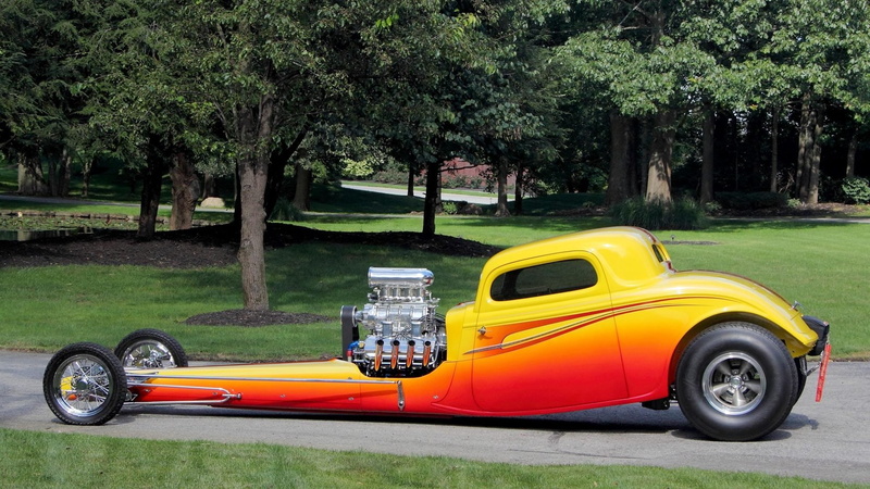 3-window, dragster, 720P, cars, 1934, coupe, ford