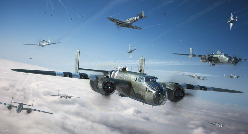 North American B-25 Mitchell, military, World War II, military aircraft, Bomber, aircraft, airplane, B-25, 1080P, Mitchell