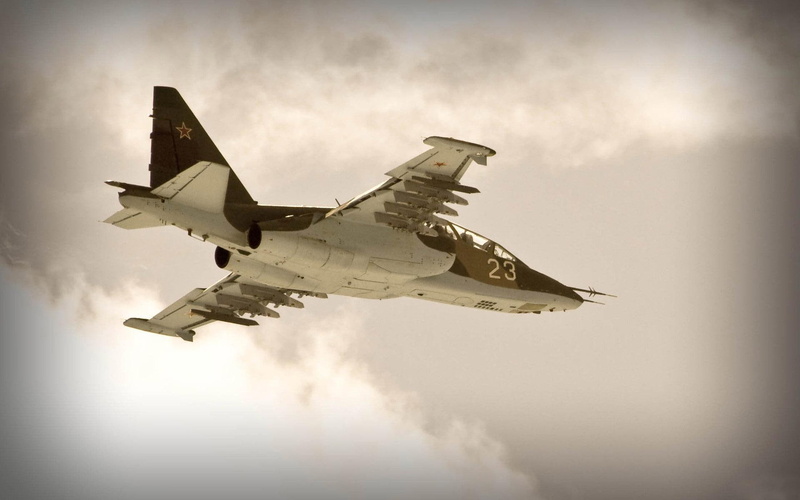 sukhoi, 1920x1200, jet, 1080P, su-25, grey, white, fighter, su, aircraft