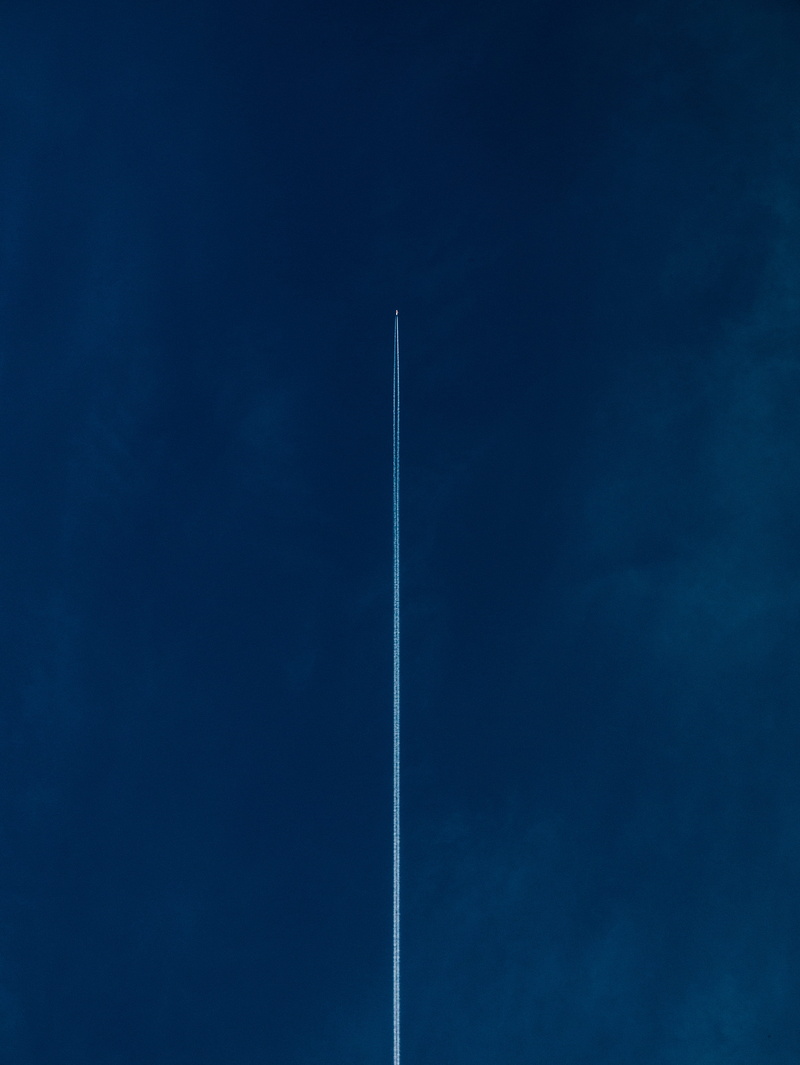travel, outdoors, day, line, flying, 4K, sky, cloud, aircraft, journey, vehicle, chemtrail, copy Space, transportation, nature, air, airplane, trip, no People