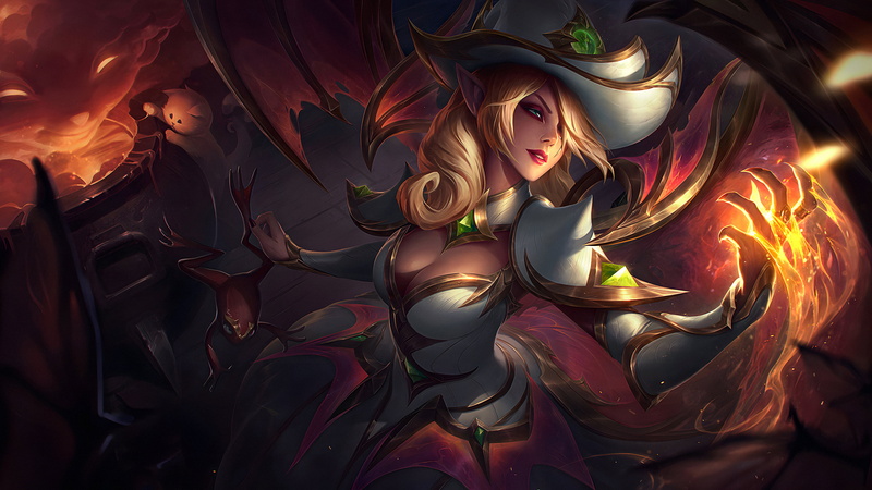 Riot Games, League of Legends, Prestige Edition, 4K, 4K, Bewitching, Morgana (League of Legends)