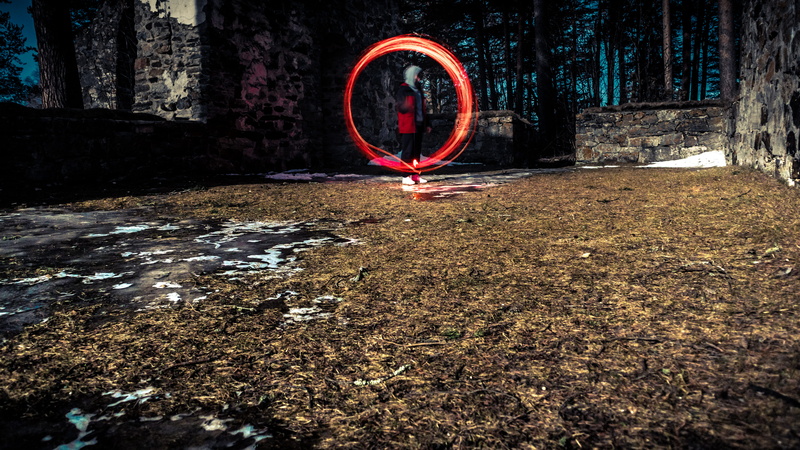 machine, architecture, illuminated, land, wire wool, toy, circus, ruins, heat - temperature, ground, no people, red, geometric shape, camping, frisbee