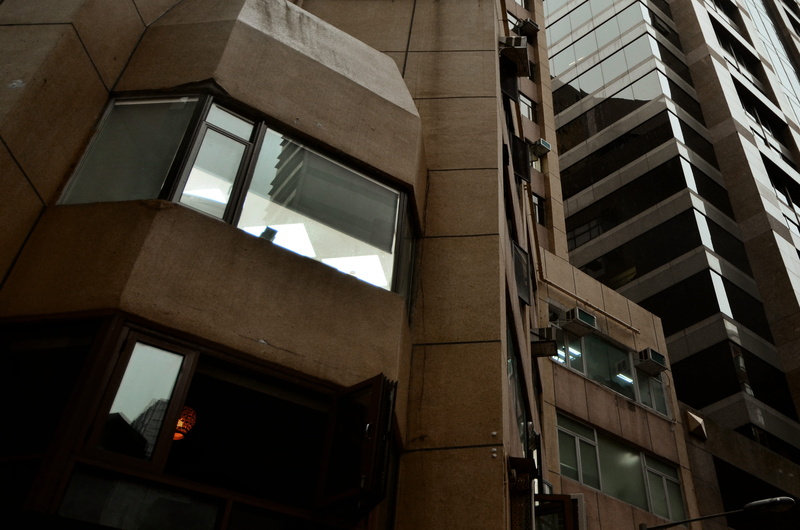 brown, building exterior, residential district, no people, skyscraper, facade, high rise, window, day, angle, reflection, low angle view, modern, balcony