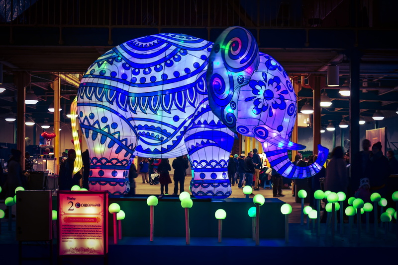 representation, leisure activity, color, multi colored, party, real people, theme, exhilaration, enjoyment, amusement park ride, celebration, glowing, incidental people