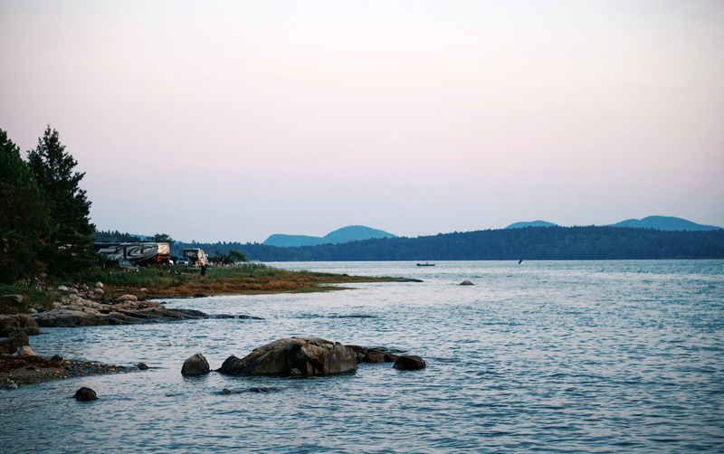 land, tree, scenics, landscape, rock - object, lake, hills, sky, tranquil Scene, mountains, summer, beach, sea, rock, acadia, Mount Desert, no People, national