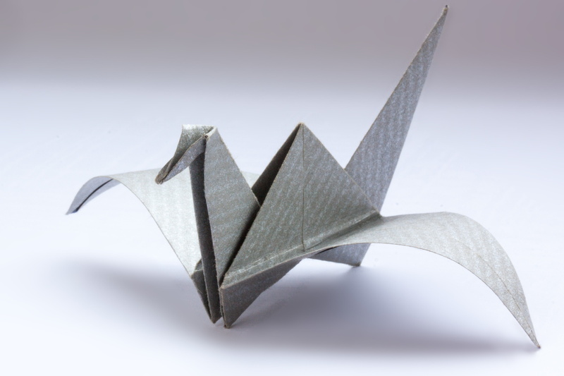 crane, gray background, close-up, silver colored, steel, sharp, geometric body, isolated, silver, 3 dimensional, gray, traditionally, work tool, blade