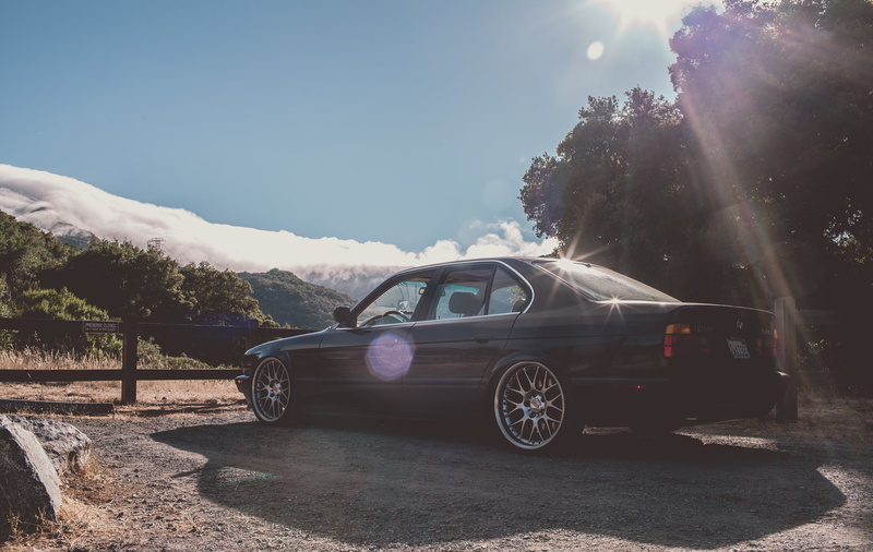 dirt Road, classic, driving, extreme Terrain, sunny, 4x4, rural Scene, BBS, E34, sedan, sport, mountains, sun, stationary, no People, street, sky, engine