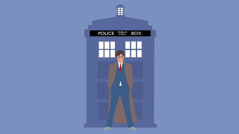 1080P, Tenth Doctor, TARDIS, The Doctor, Doctor Who