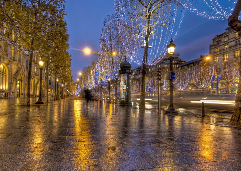 building, europe, road, cultures, paris, tower, travel Destinations, bridge - Man Made Structure, no people, travel, lighting Equipment, blue, lantern