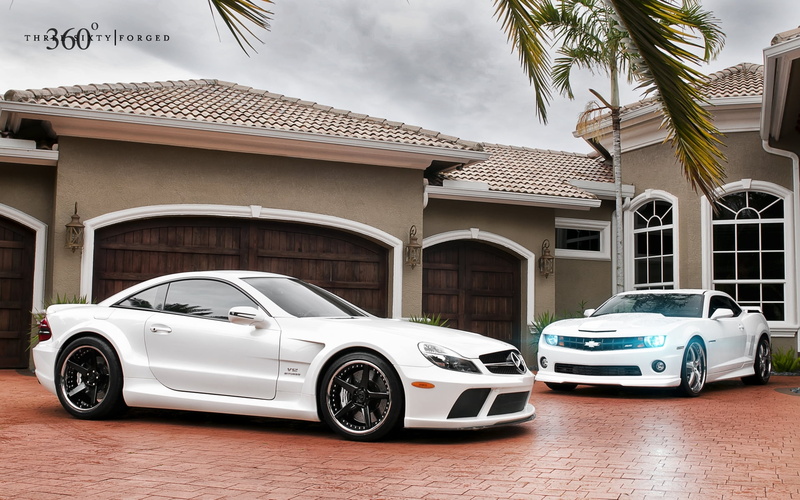 outdoors, modern, supercar, сл65, parking Lot, house, mode of transportation, vintage car, built structure, sedan, Mercedes-Benz, land Vehicle, motor Vehicle