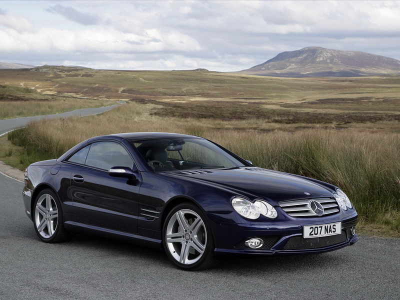 1080P, 2005 08, convertible, sl500, package, uk spec, mercedes, s l, benz, sports, r230, 500