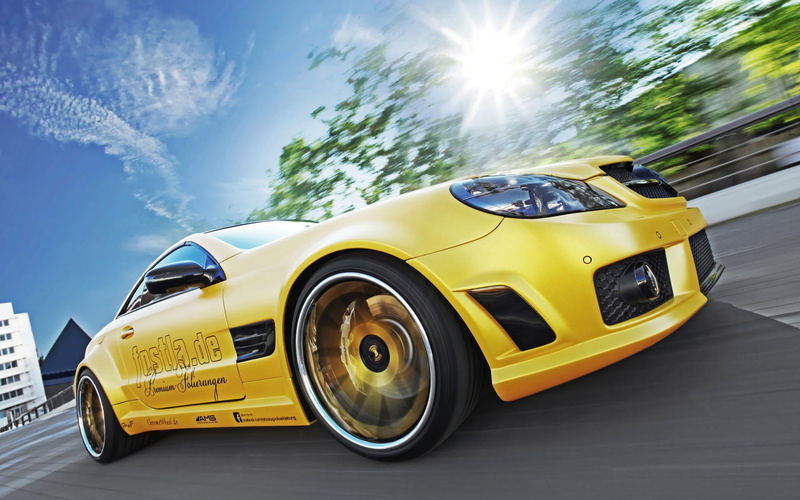 supercar, benz, 2013, tuning, mercedes, 2K, sl 55, fostla, r230, amg
