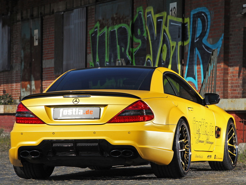 tuning, gold, supercars, benz, mercedes, r230, amg, 1080P, supercar, 2012, fostla, lquid