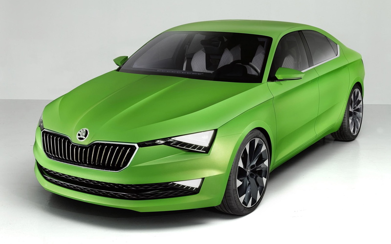 green, visionc, cars, other cars, car, 2K, skoda, concept, 2014