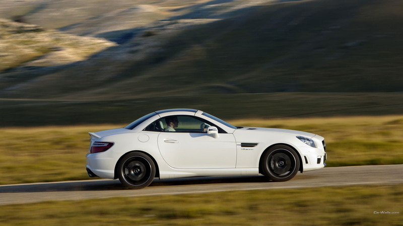 hd, motion, blur, slk, 1080P, cars, amg, mercedes