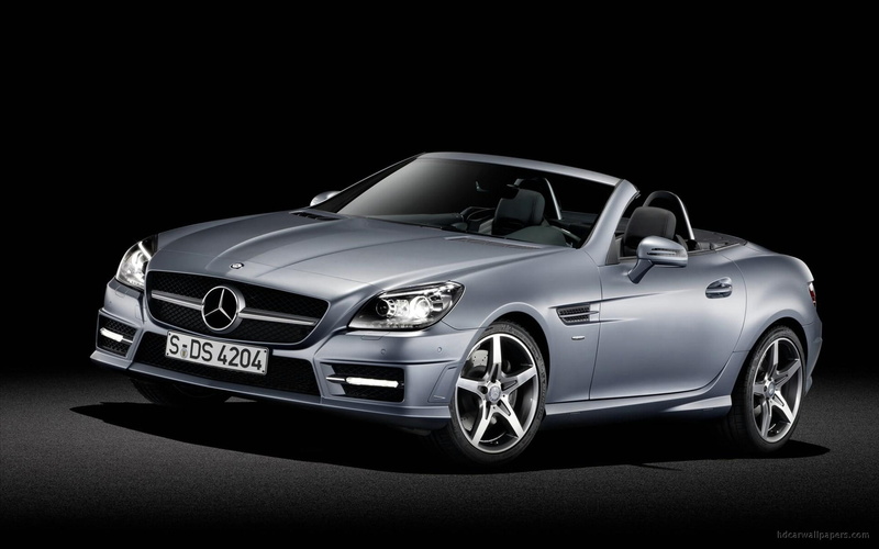 2012, coupe, roadster, 1080P, silver, benz, cars, slk, mercedes benz, mercedes