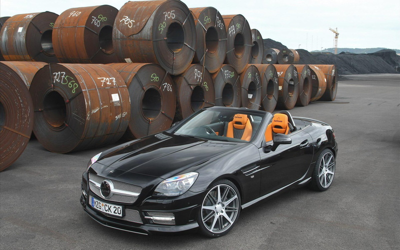 1080P, slk, mercedes benz, 2011, benz, mercedes, cars, black, convertible, coupe