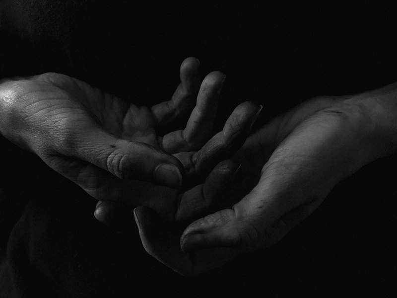 people, human hand, dark, close-up, human limb, body part, human finger, hand, emotion, finger, monochrome, indoors, bonding, 500px, black background, positive emotion
