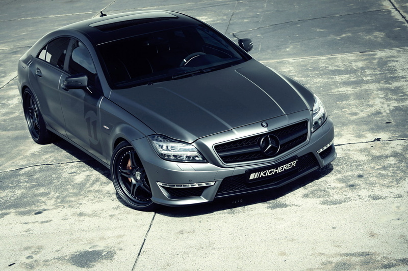 cls, motor vehicle, no people, retro styled, close-up, city, street, outdoors, mercedes, benz, stationary, tuning, high angle view, luxury, sunlight, 720P