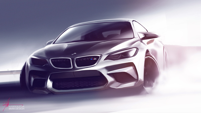 BMW M2, vehicle, 2K, car, Drifting, concept art, artwork