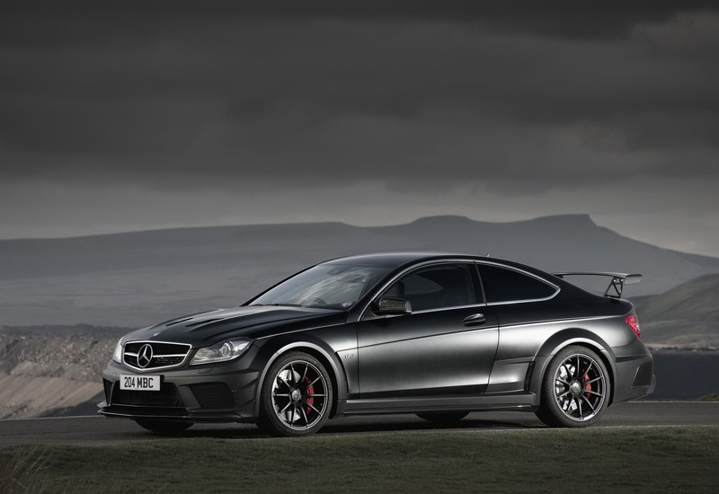 mountain, sky, overcast, stationary, amg, coupe, series, environment, car, land vehicle, mode of transportation, black, beauty in nature, wheel, personal land vehicle