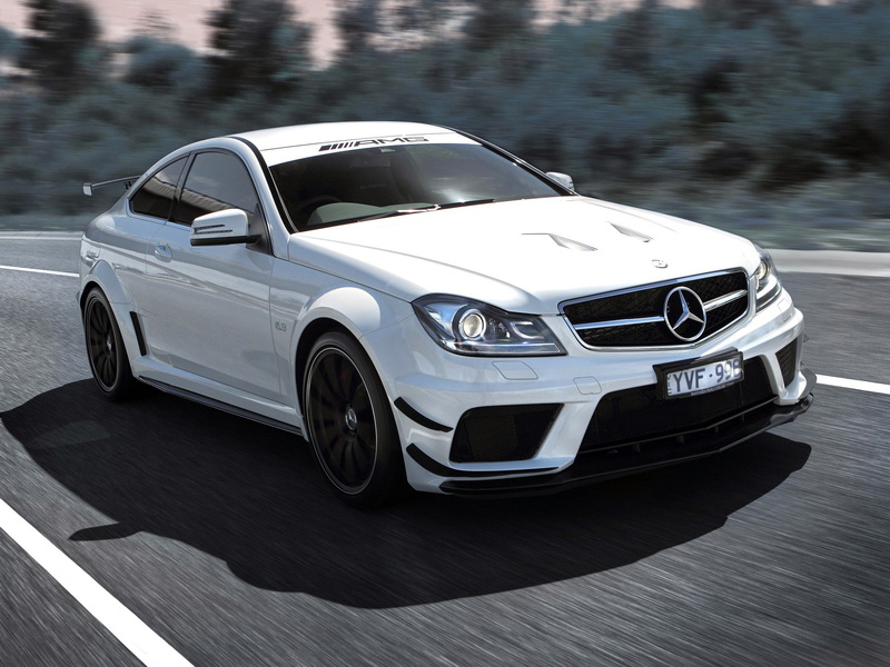 Black Series, c, beautiful, C 63, AMG, white, 1080P, mercedes, mercedes benz, benz, car, coupe