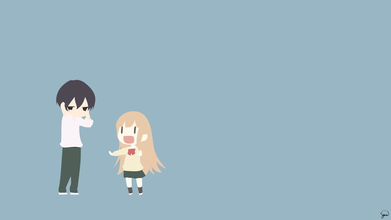 people, toy, male likeness, Tanaka-kun wa Itsumo Kedaruge, women, Miyano, illustration, cut out, art and craft, cartoon, 1080P, doll, indoors, woman, studio shot