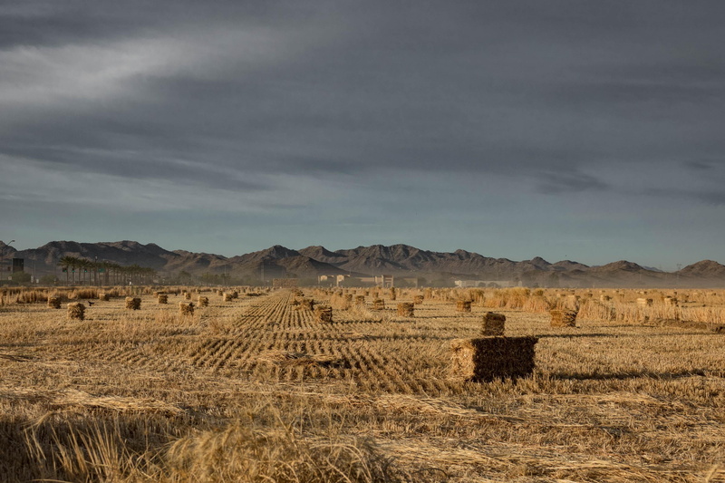 nature, mountains, day, haystacks, field, agriculture, land, beauty in nature, hay, scenics - nature, 2K, landscape, outdoors, sky, tranquil scene, tranquility