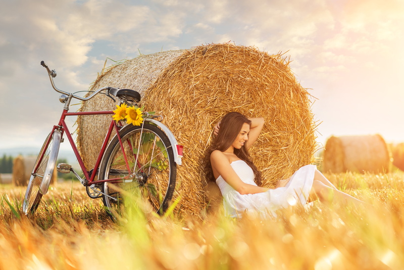happiness, relaxation, s, women, bike, enjoyment, beautiful, sunlight, plant, landscape, hairstyle, togetherness, teenage Girls, freedom, caucasian Ethnicity