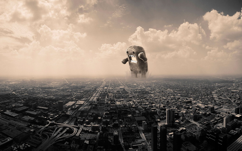 Clouds, hd, x, domo, monsters, 2K, photography, architecture, cityscapes, buildings, abstract, art
