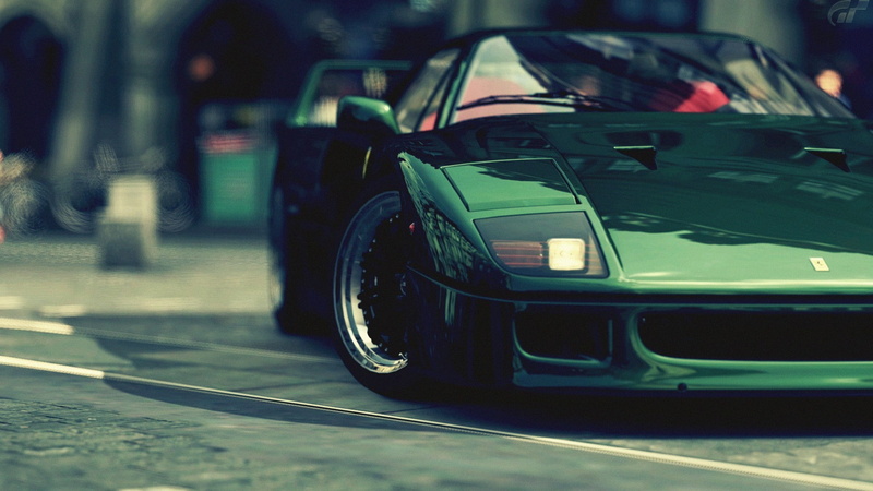 Ferrari F40, Gran Turismo 5, video games, 1080P, Ferrari, vehicle, car
