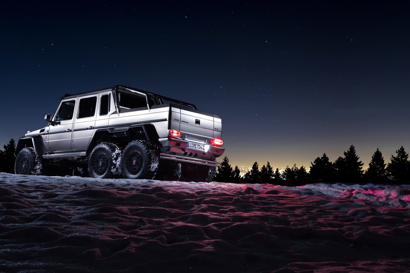 Darkness, AMG, Night, Beautiful, G63, Background, Awesome, Sun, Shadow, Snow, 1080P, Mercedes-Benz, 6x6
