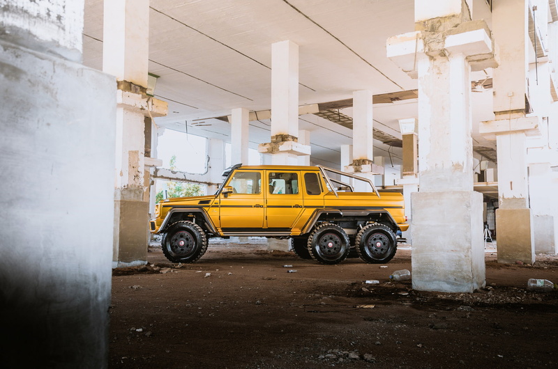 mercedes-benz, MB G63 6x6 AMG, Golden, mercedes, 1080P
