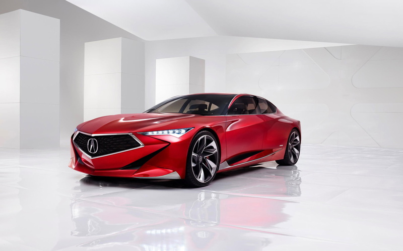 design, Acura, car, Precision, red, mode of transportation, reflection, 2016, wealth, land vehicle, 2K, indoors, performance, motor vehicle, Concept, no people