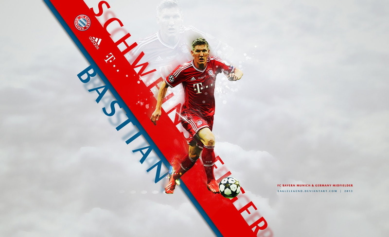 720P, soccer, Bastian Schweinsteiger, FC Bayern, Bundesliga
