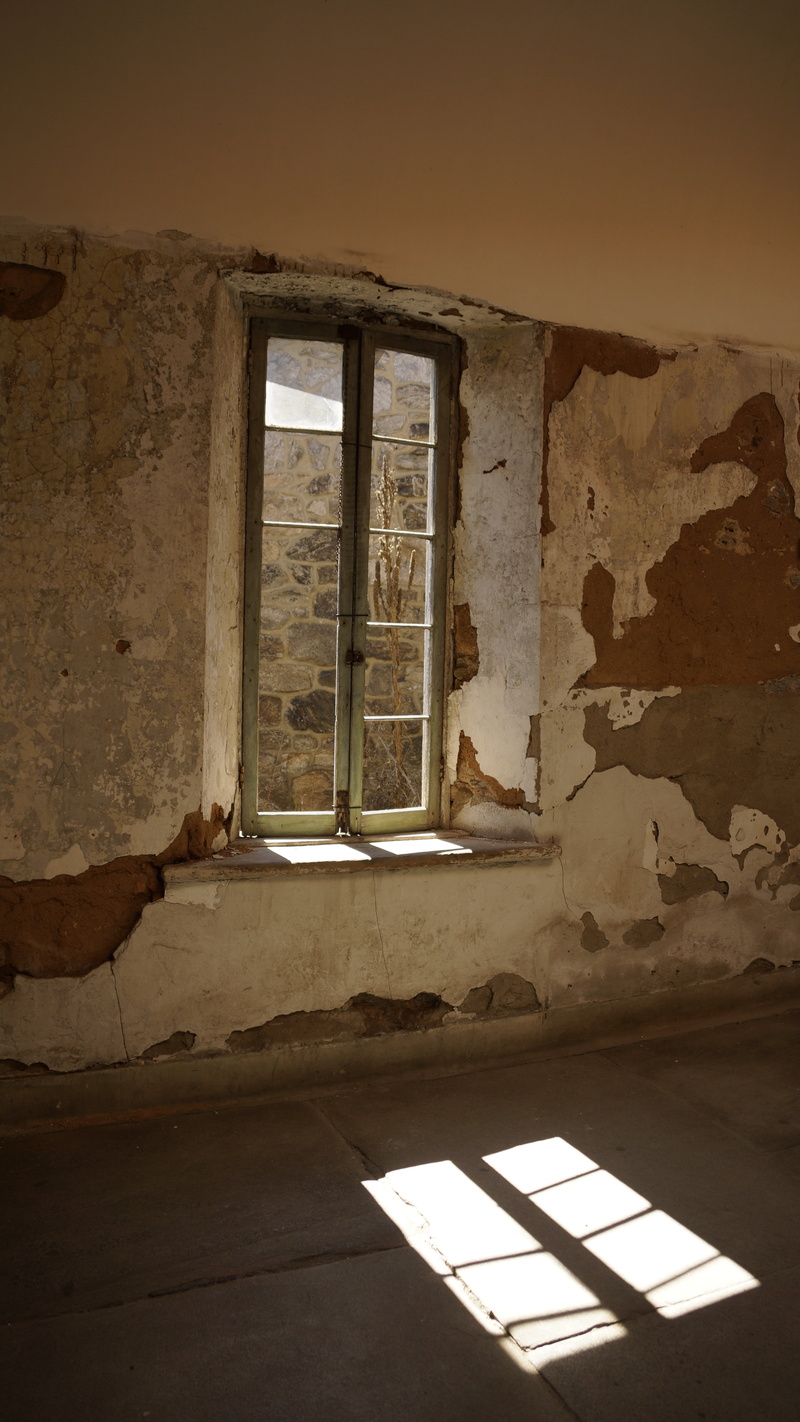 broken, day, built structure, sunlight, run-down, decline, room, wall - building feature, flooring, no people, historical, obsolete, white, frame, ruined